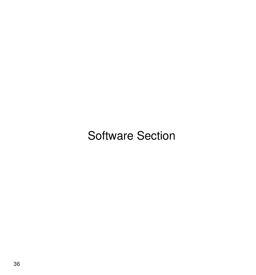 Olympus DS-320 manual Software Section 