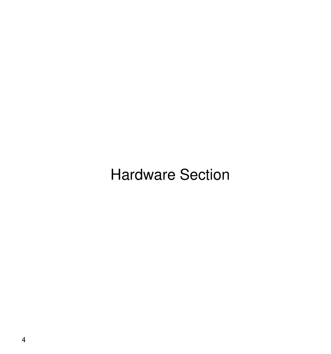 Olympus DS-320 manual Hardware Section 