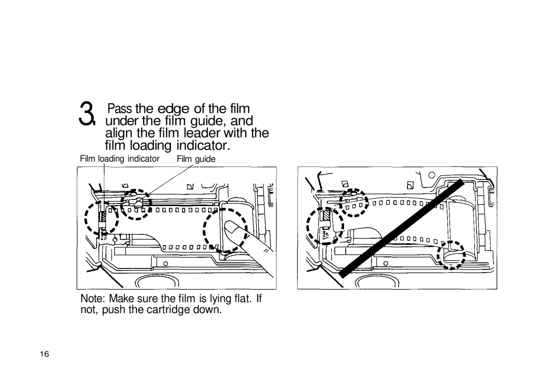 Olympus iS-3 DLX manual Film loading indicator 