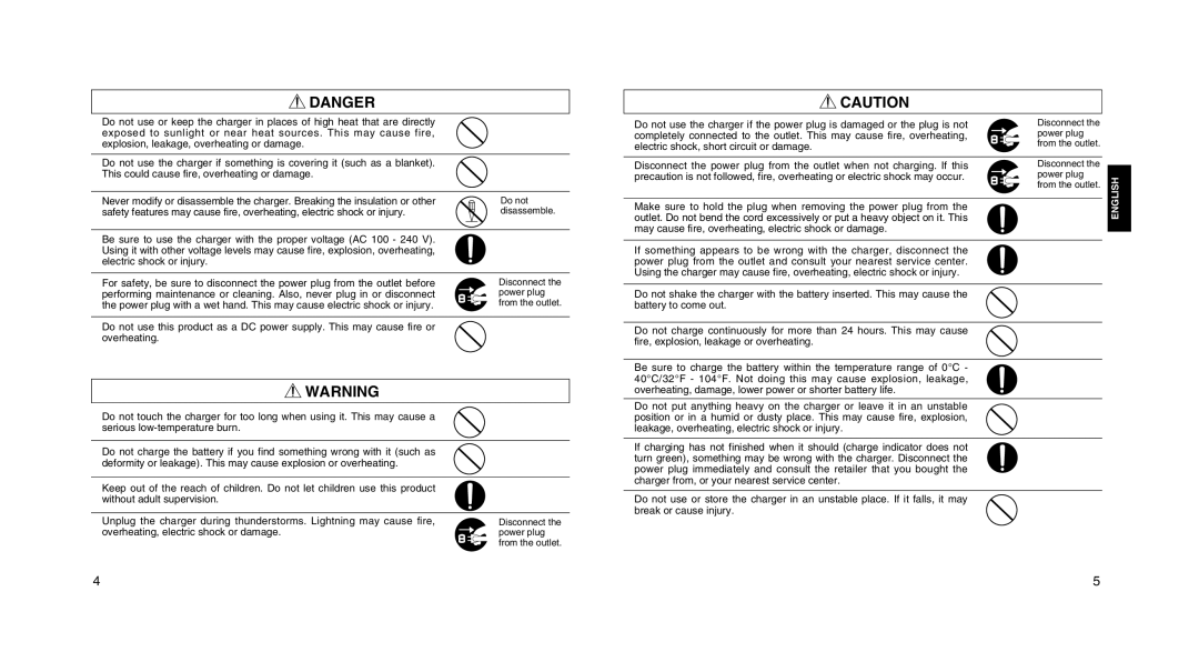 Olympus LI 10C instruction manual English 