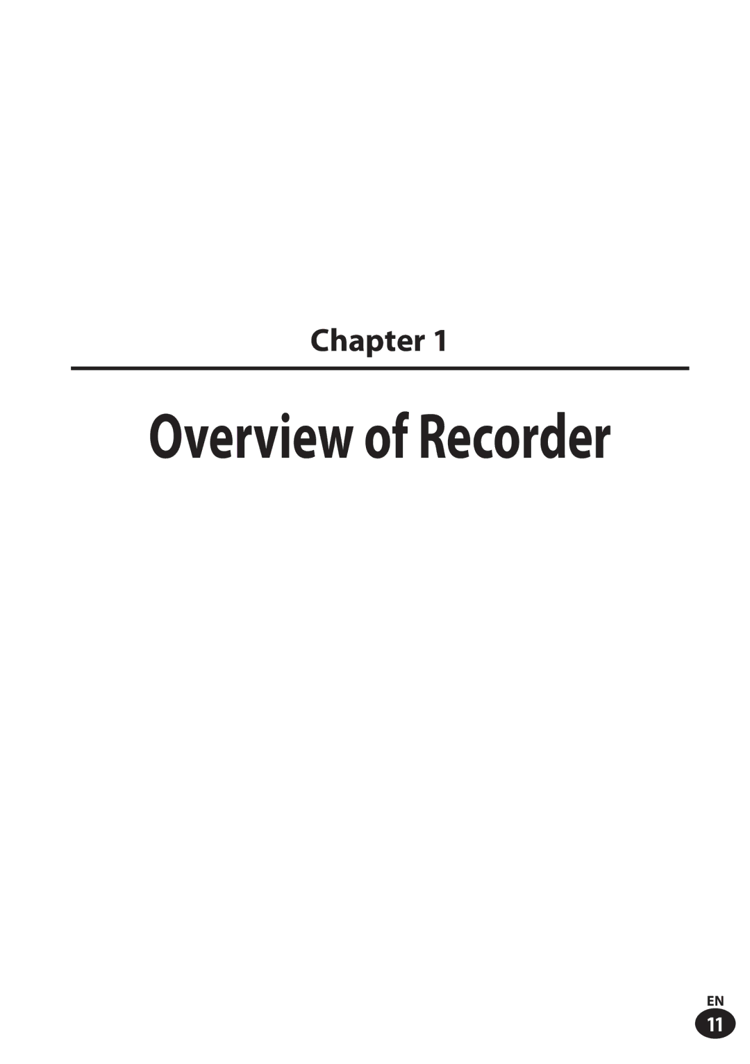 Olympus LS-100 user manual Overview of Recorder 