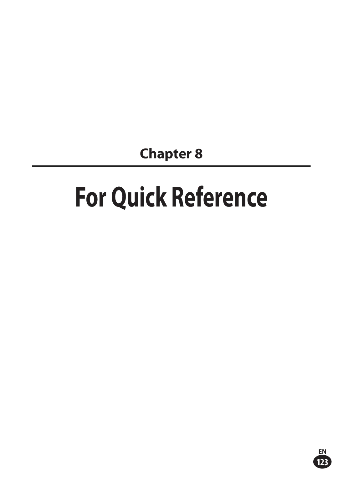 Olympus LS-100 user manual For Quick Reference 