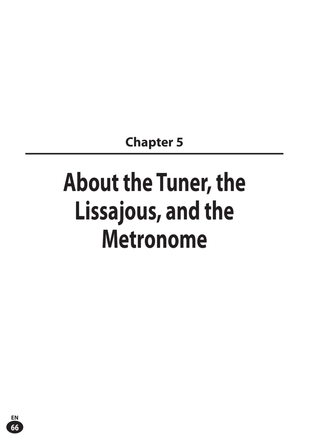 Olympus LS-100 user manual Lissajous, Metronome 