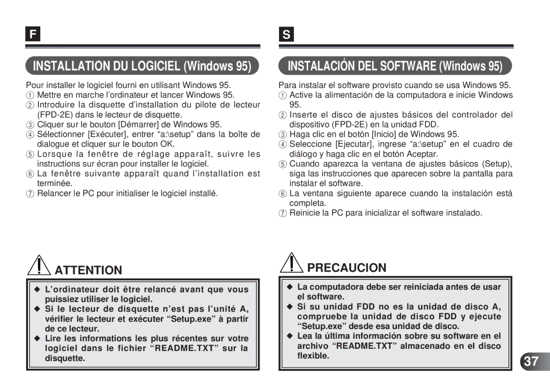 Olympus MAFP-1E manual Installation DU Logiciel Windows 