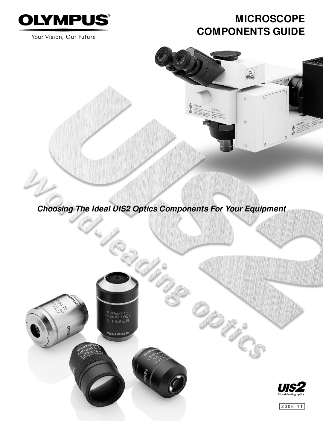 Olympus manual Microscope Components Guide, 0 6 1 