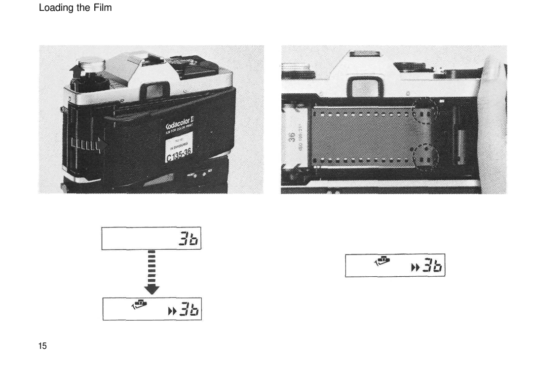 Olympus Motor Drive 2 manual Loading the Film 