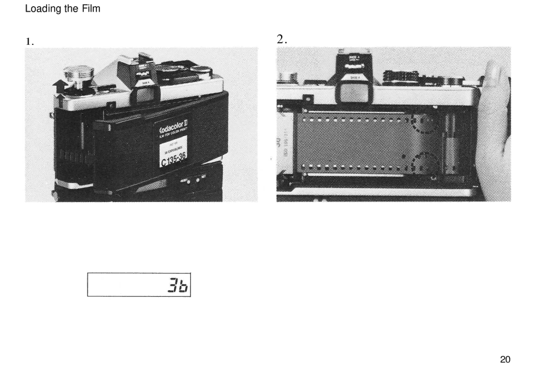 Olympus Motor Drive 2 manual Loading the Film 