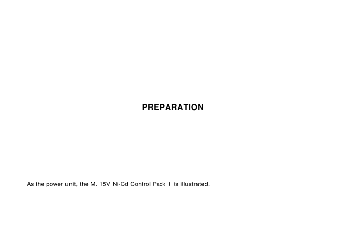 Olympus Motor Drive 2 manual Preparation 