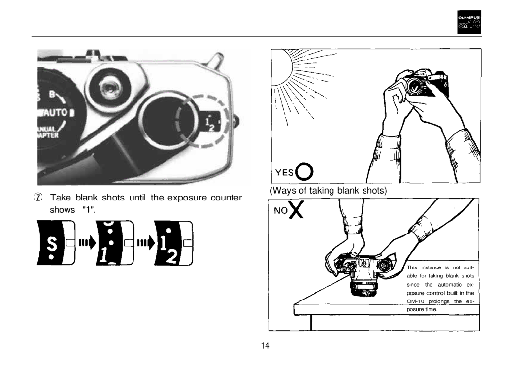 Olympus OM-10 manual Since the automatic ex Posure control built 