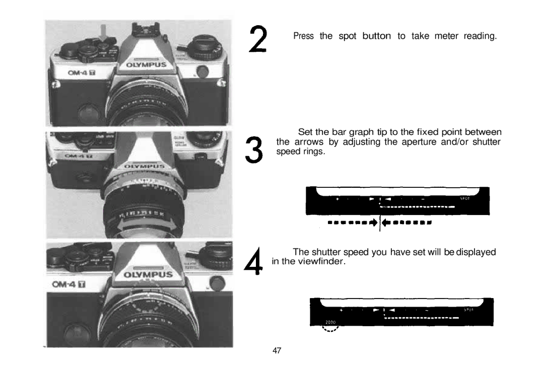Olympus om-4t, 101200 manual 