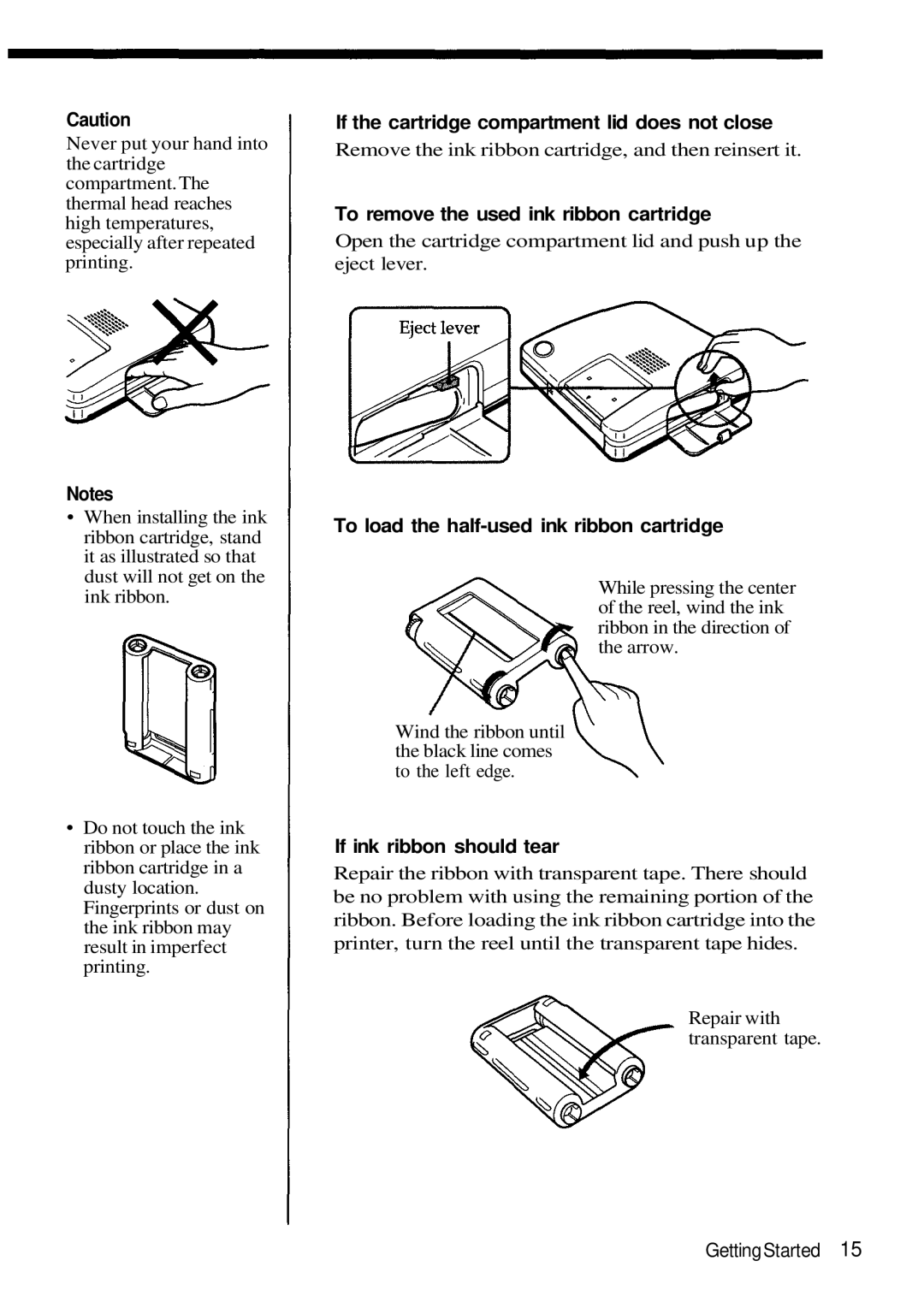 Olympus P-330 manual If the cartridge compartment lid does not close 