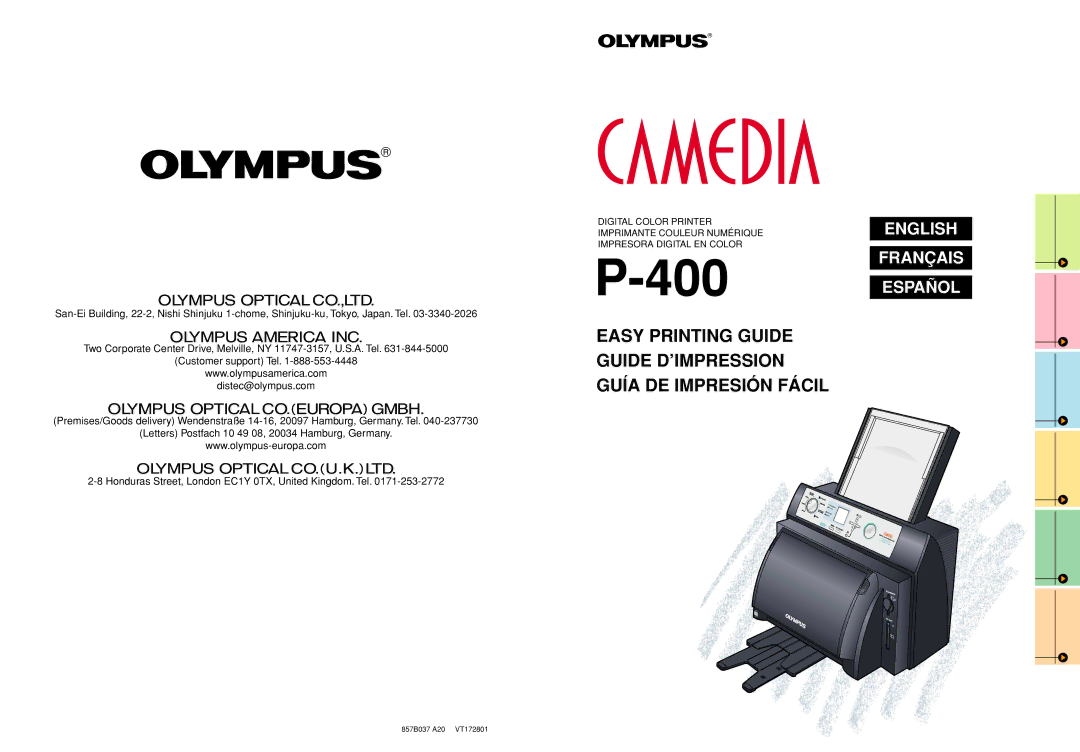 Olympus P-400 manual 