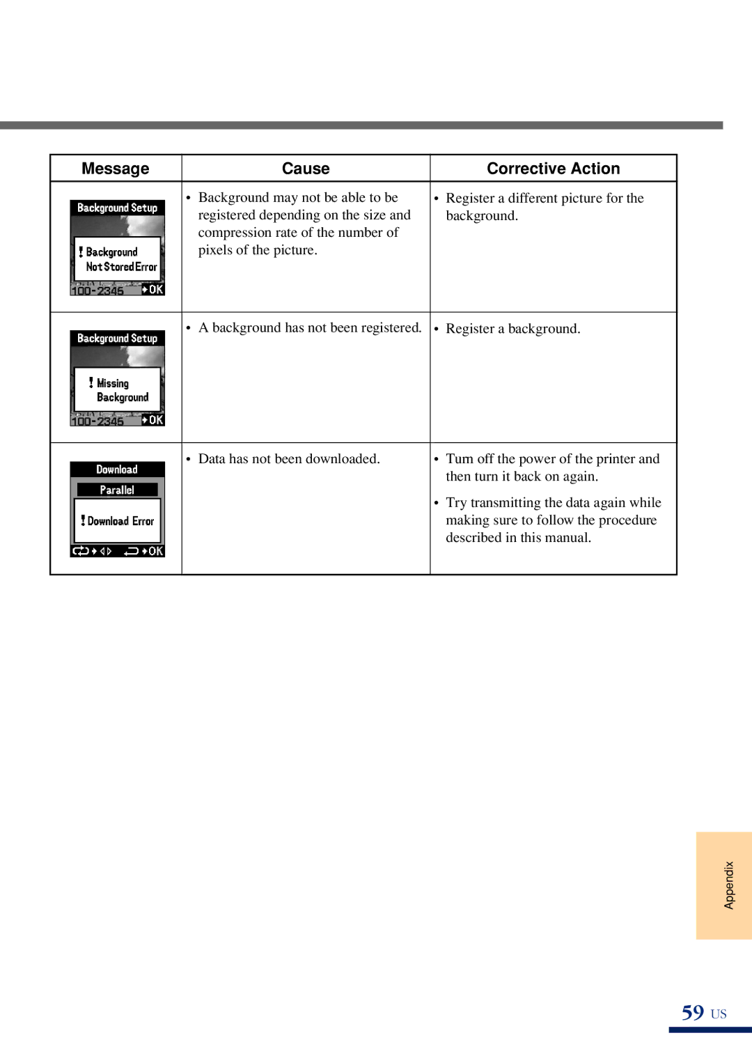 Olympus P-400 manual 59 US 