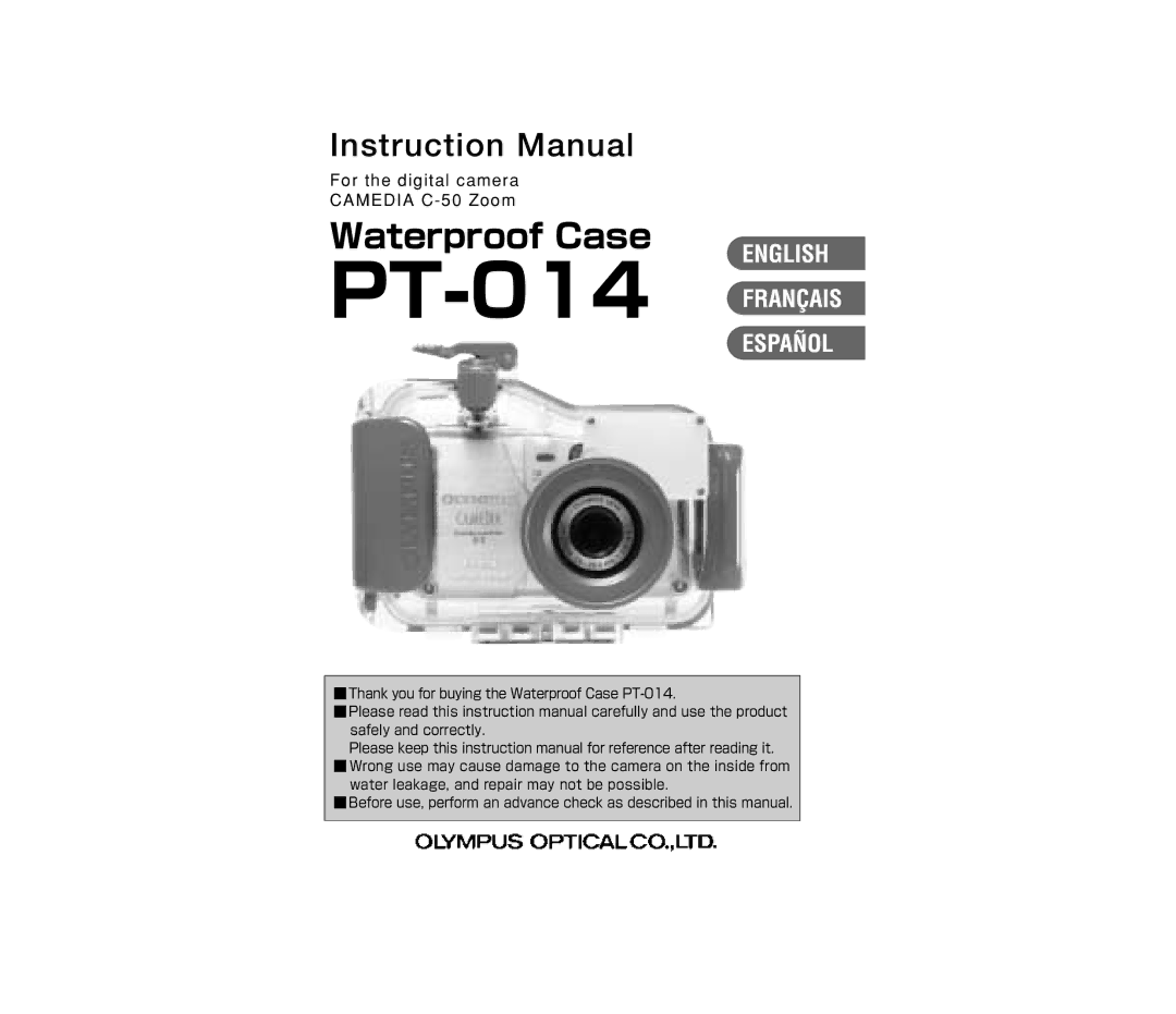 Olympus PT-014 manual 