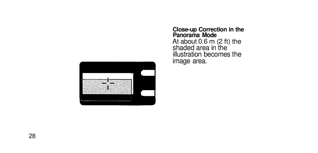 Olympus RC-200 manual At about 0.6 m 2 ft, Close-up Correction Panorama Mode 