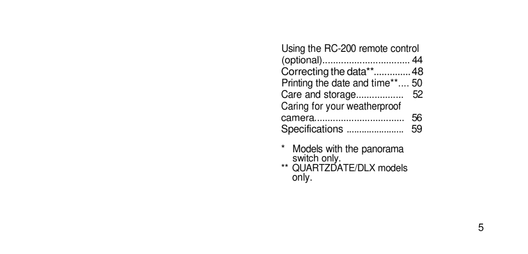 Olympus manual Using the RC-200 remote control 