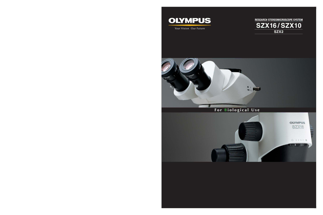 Olympus szx16 specifications Research Stereomicroscope System 