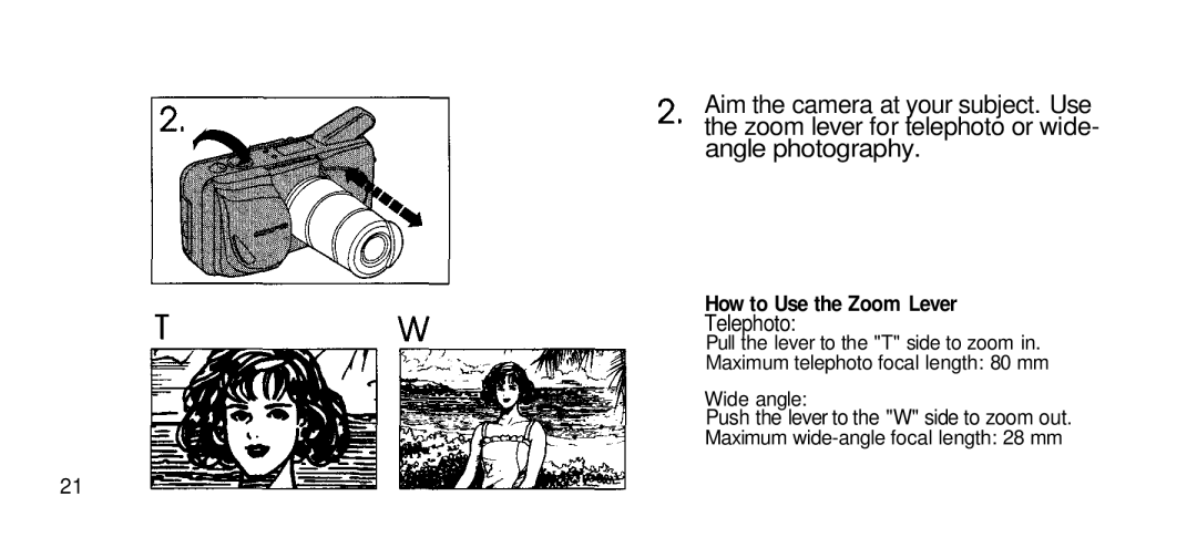 Olympus Zoom 80 Wide DIX manual Telephoto 