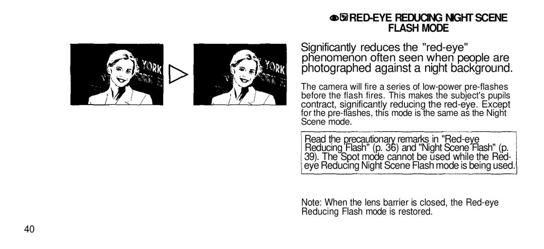 Olympus Zoom 80 Wide DIX manual Photographed against a night background 