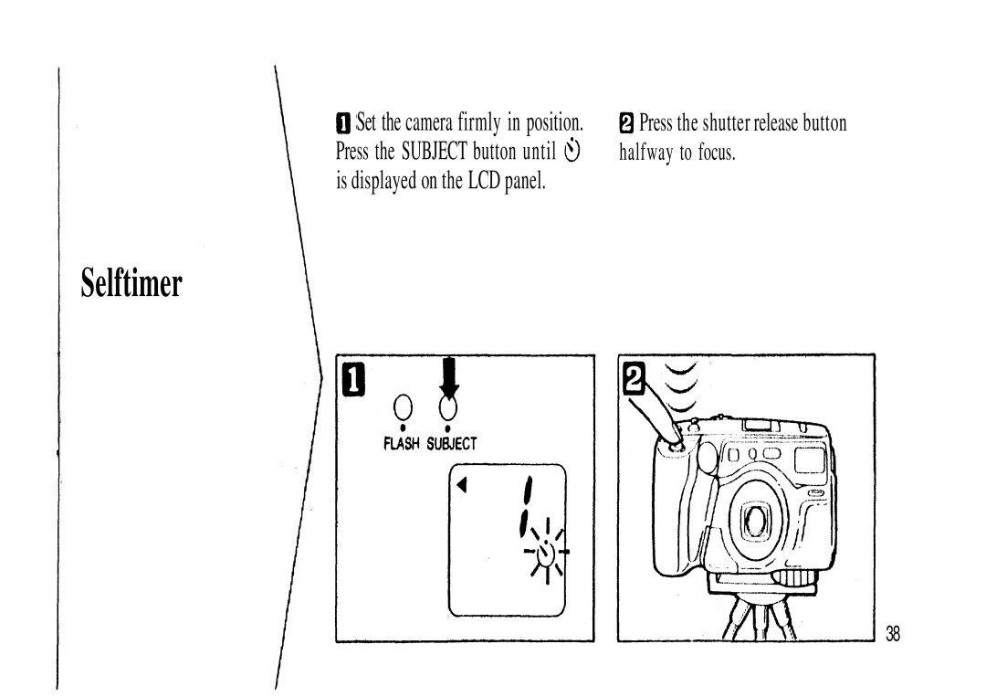 Olympus Zoom230 manual Selftimer 