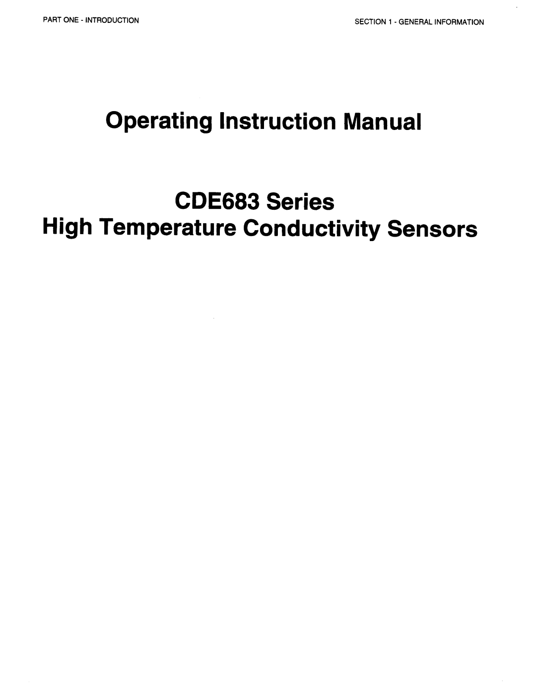 Omega CDE683 manual 