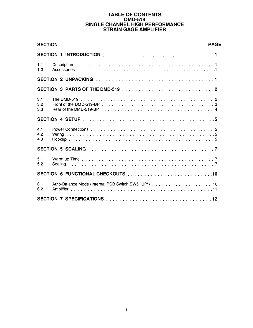 Omega DMD-519 manual 