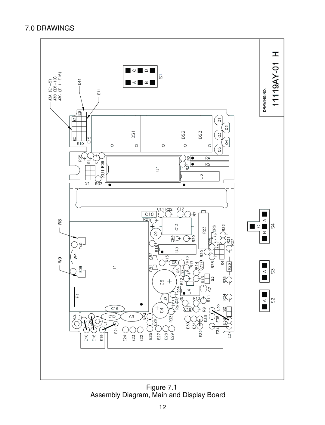 Omega DP3001 manual Drawings 