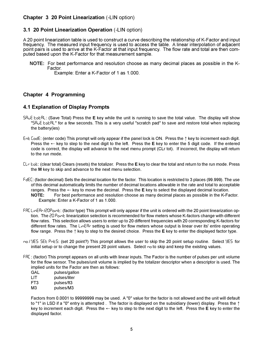 Omega DPF500 Series manual Programming Explanation of Display Prompts, FT3 