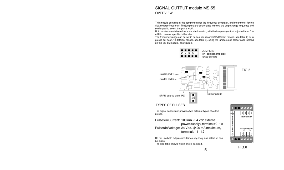 Omega Engineering CCT-55-I manual Overview, Types of Pulses 