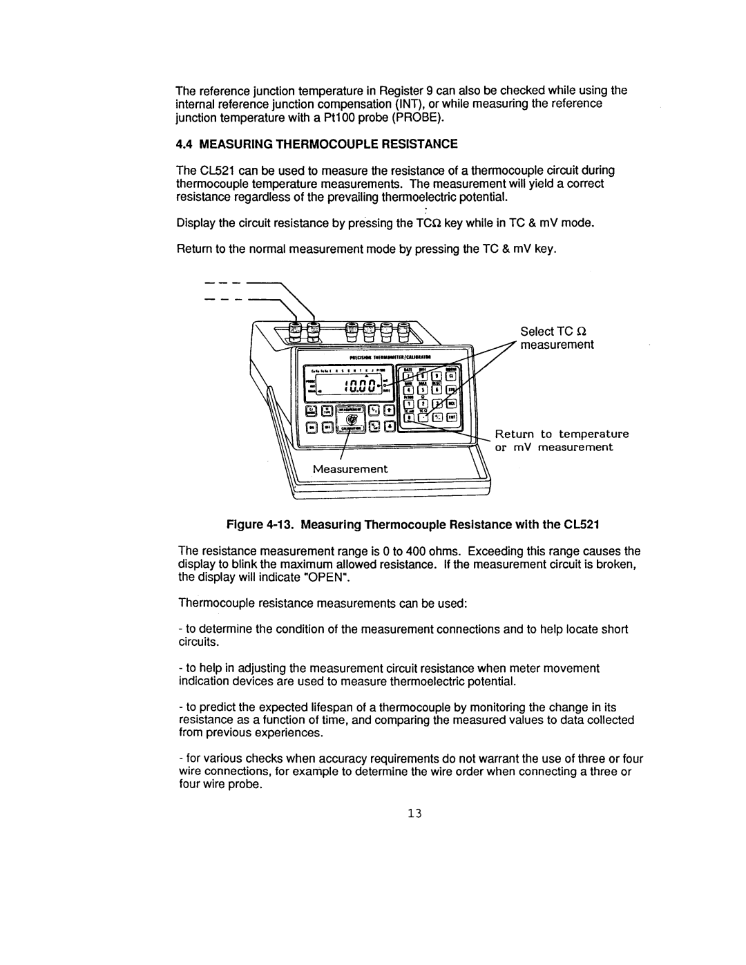 Omega Engineering CL521 manual 