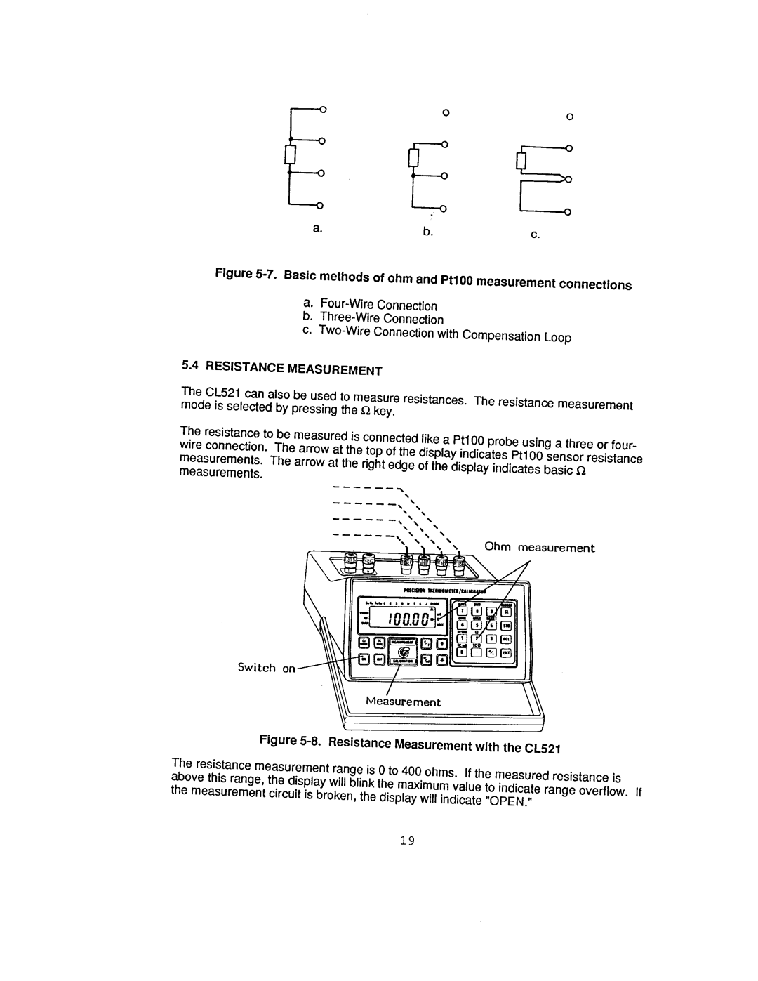 Omega Engineering CL521 manual 