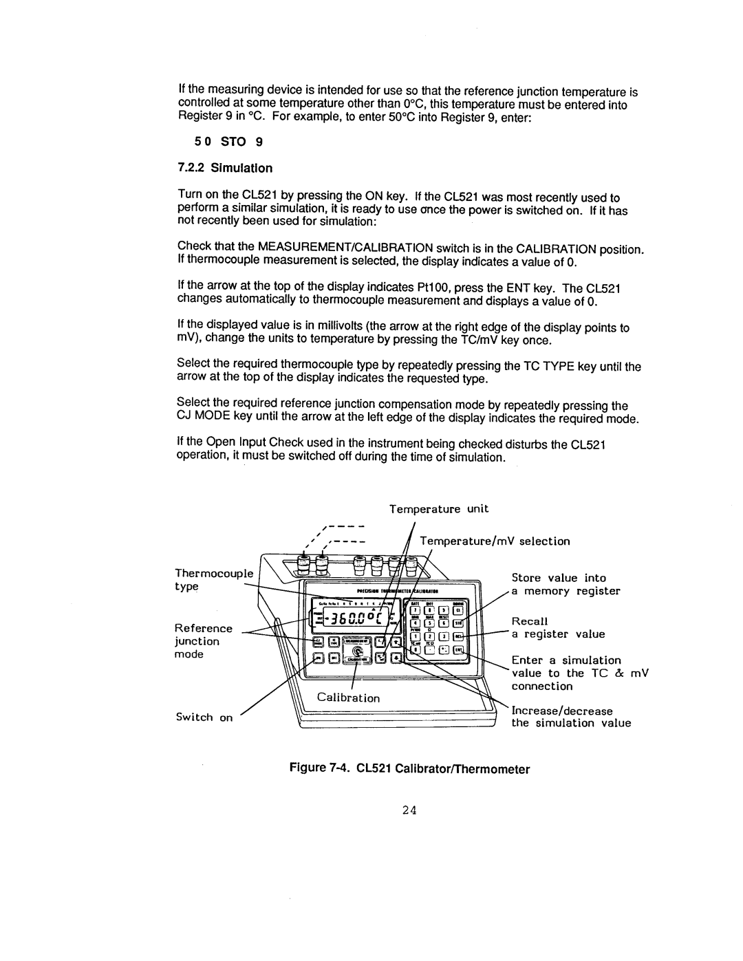 Omega Engineering CL521 manual 