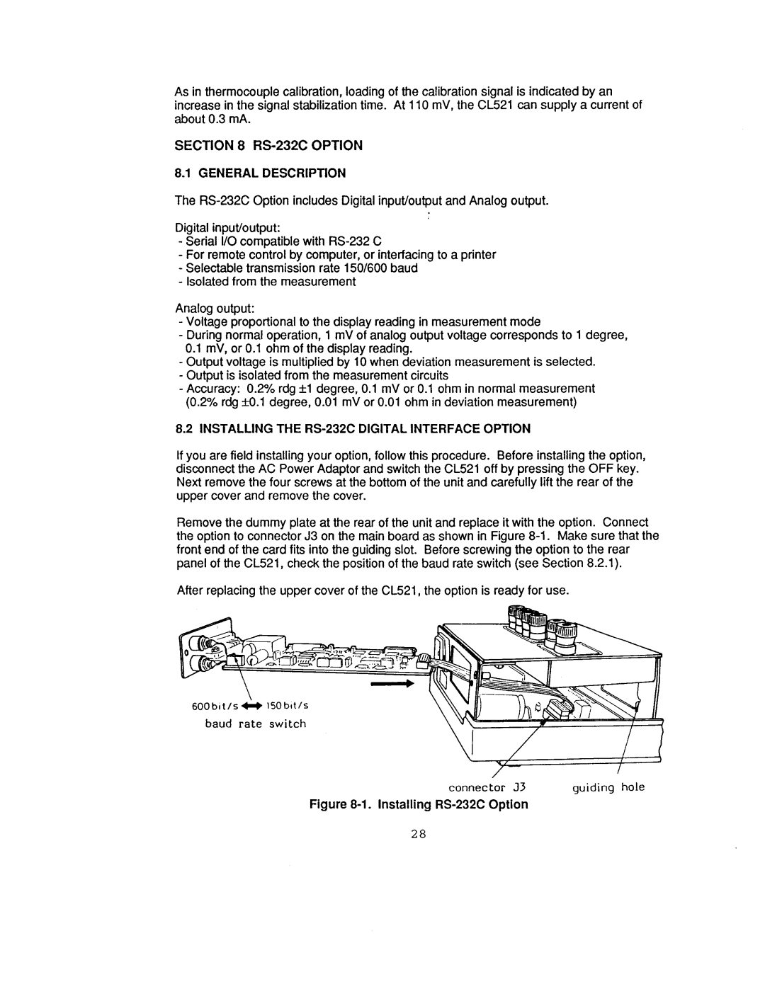 Omega Engineering CL521 manual 