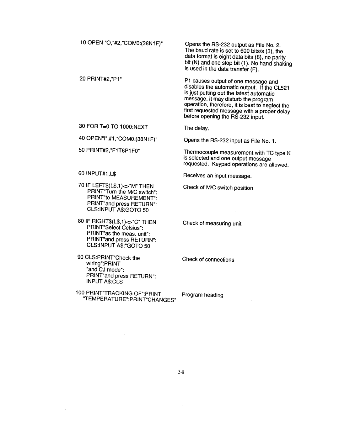 Omega Engineering CL521 manual 