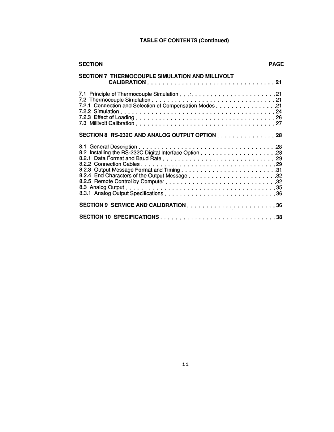 Omega Engineering CL521 manual 