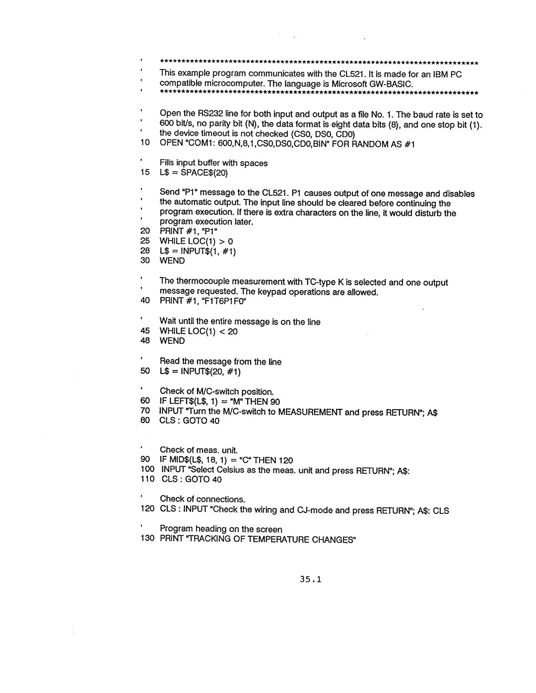 Omega Engineering CL521 manual 