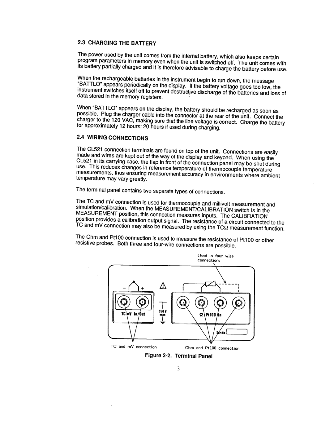 Omega Engineering CL521 manual 