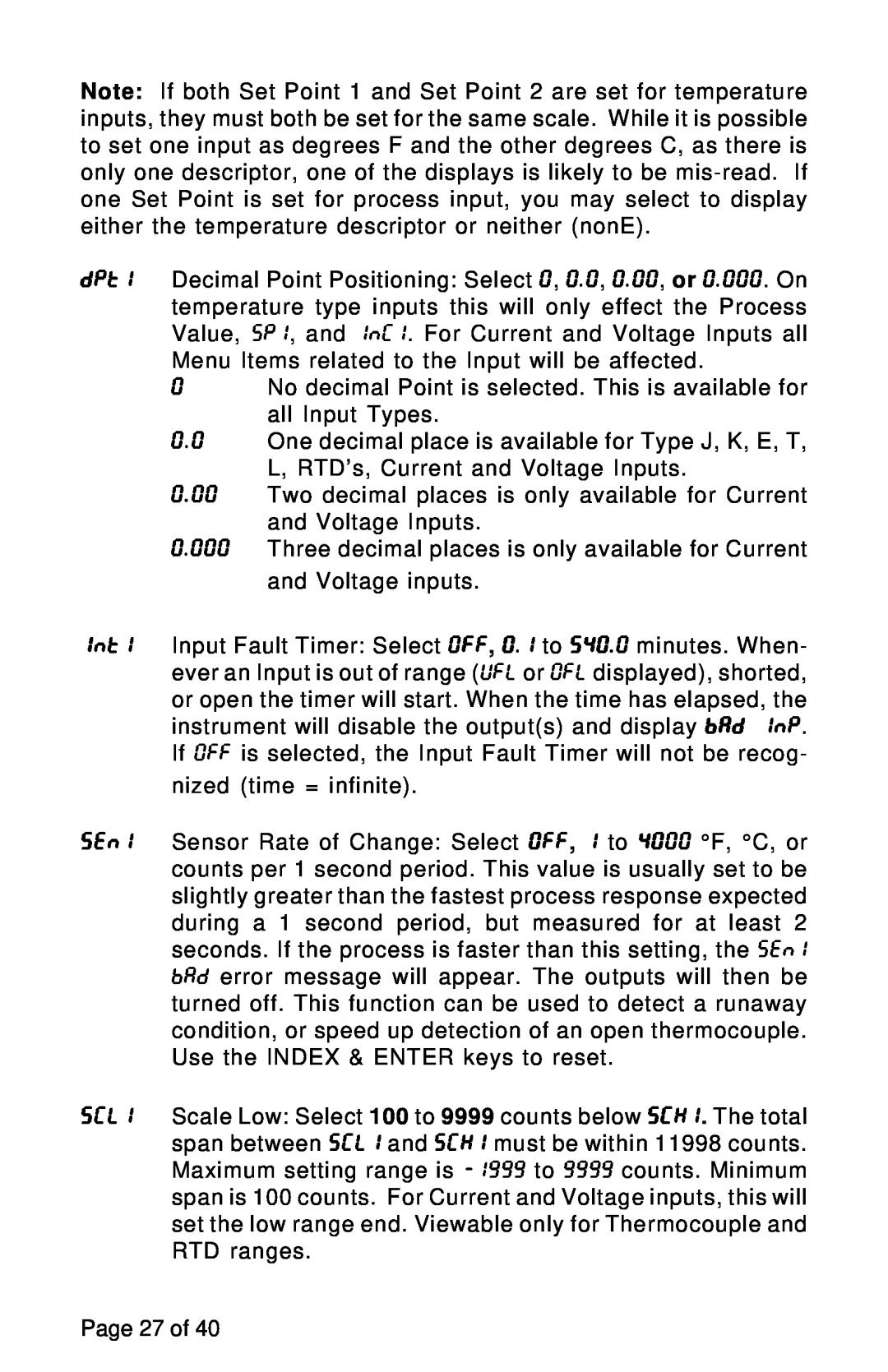 Omega Engineering CN 79000 manual nized time = infinite, Page 27 of 