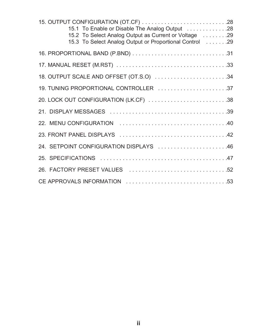 Omega Engineering CN1001-RTD manual Output Configuration OT.CF 