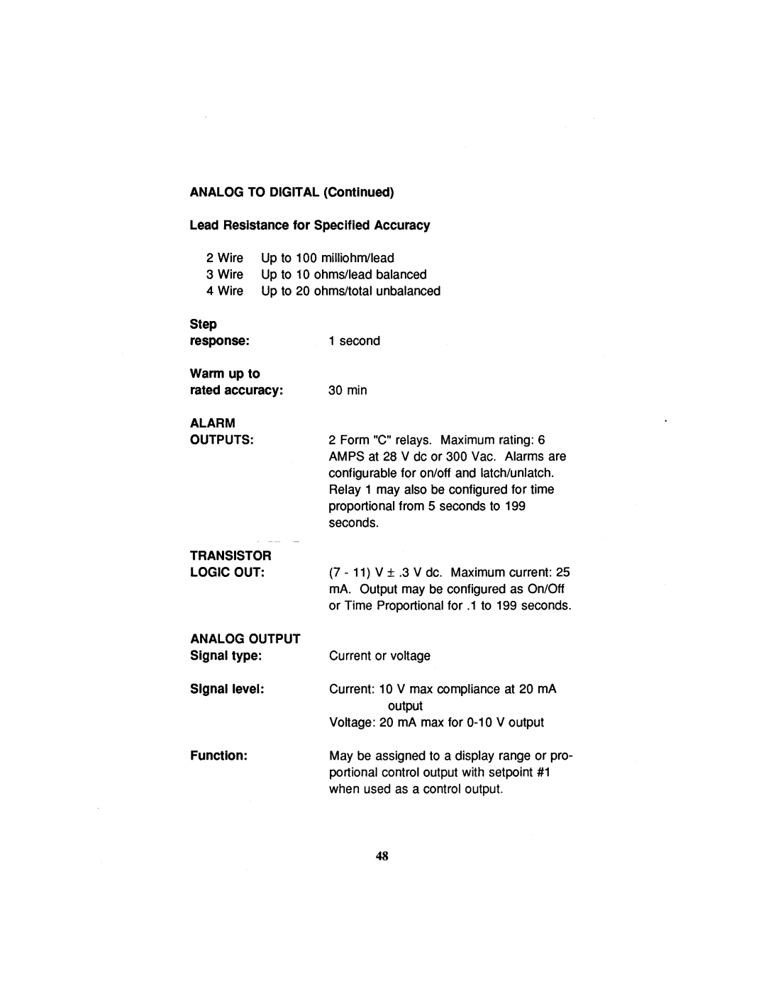 Omega Engineering CN1001-RTD manual 