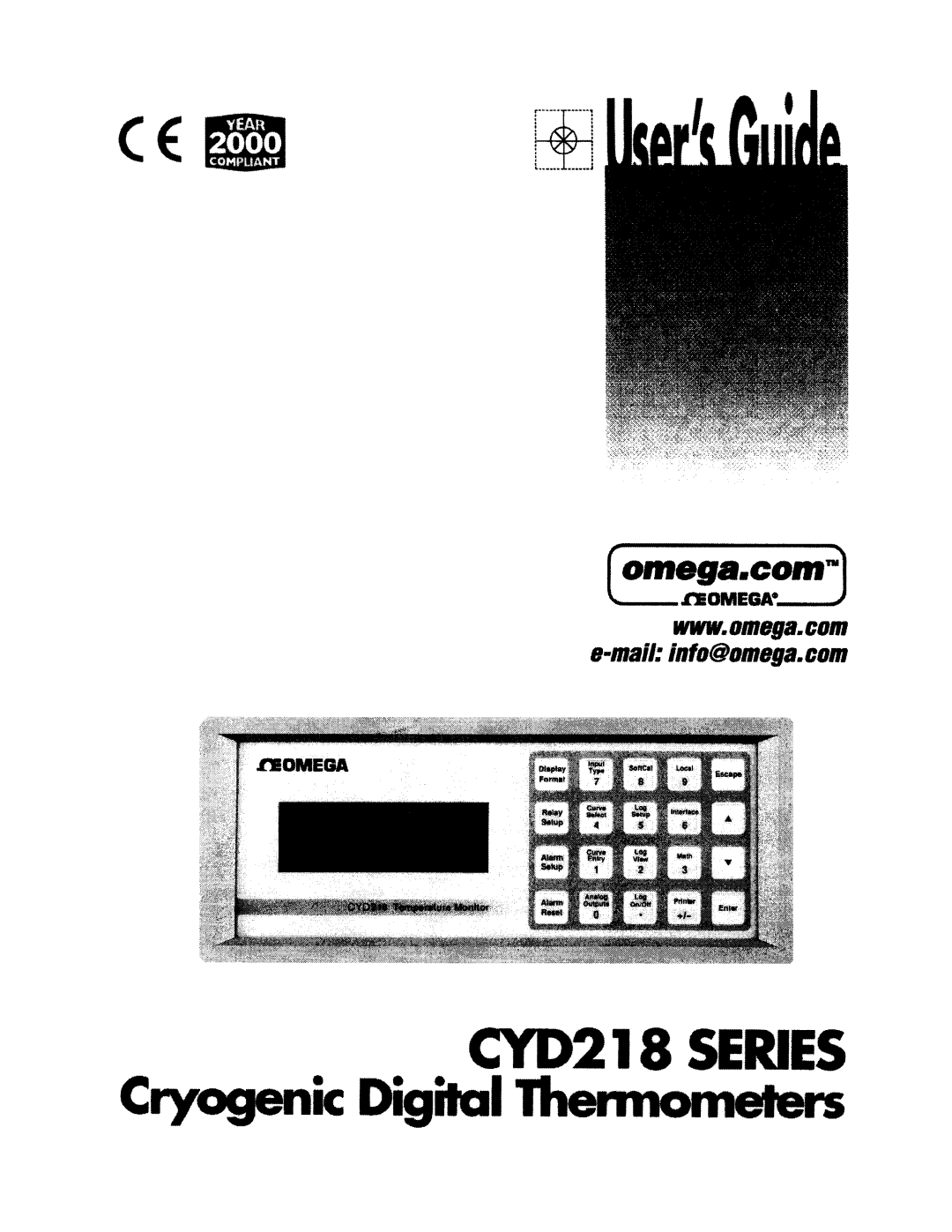 Omega Engineering CYD218 manual 