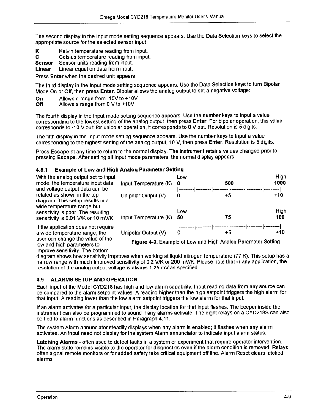 Omega Engineering CYD218 manual 