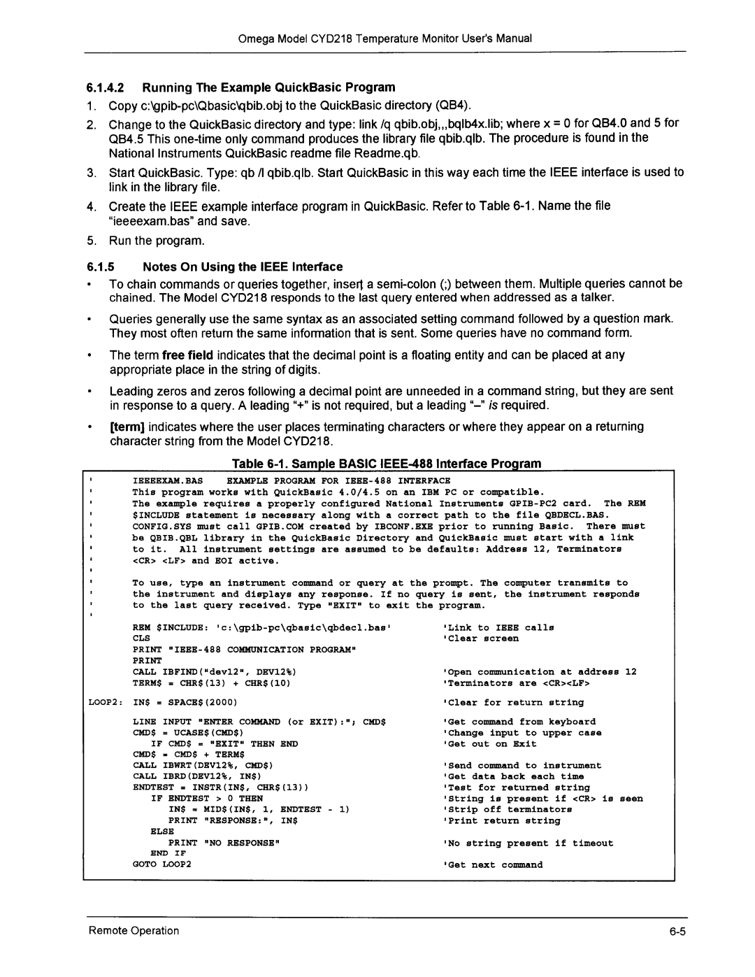 Omega Engineering CYD218 manual 