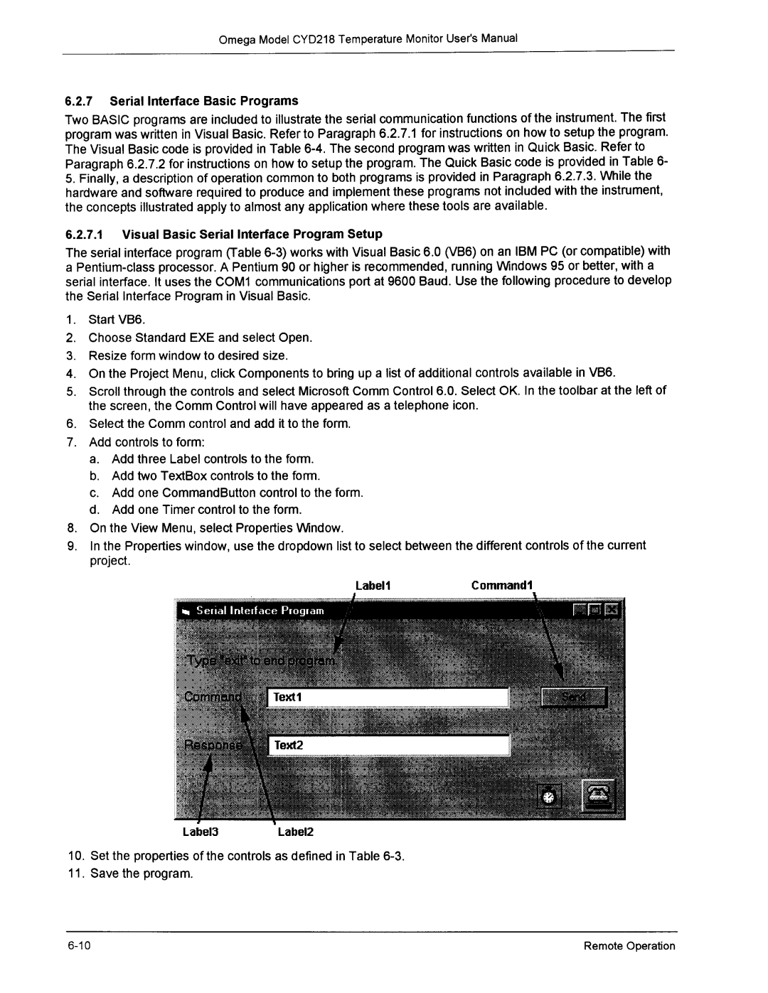 Omega Engineering CYD218 manual 