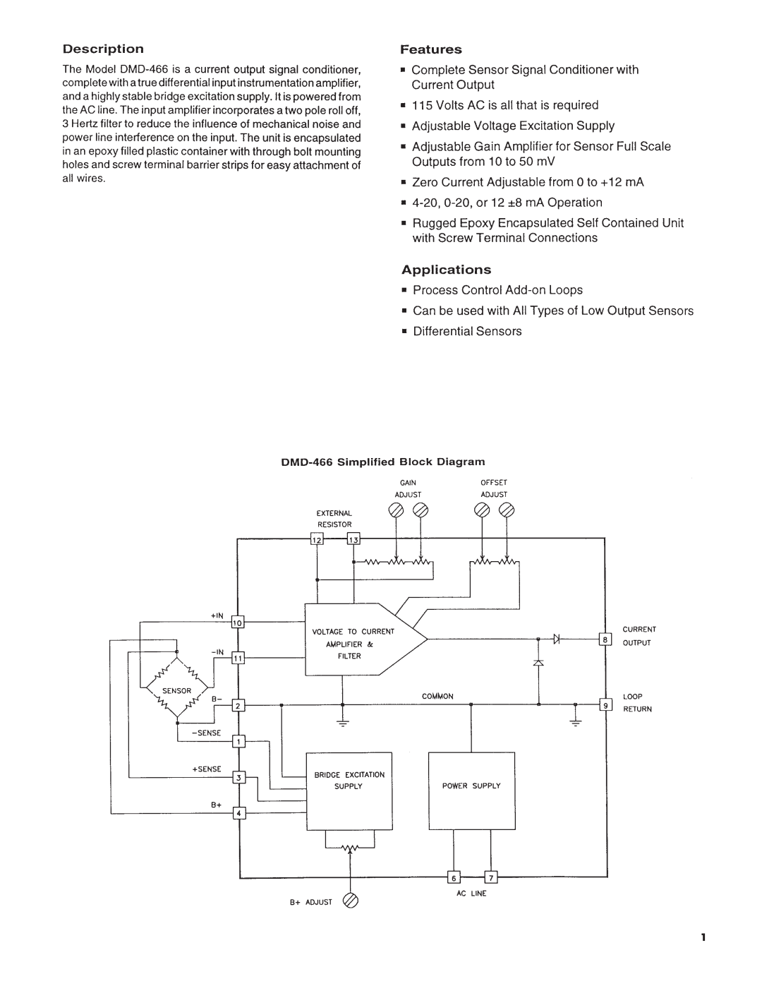 Omega Engineering DMD-466 manual 