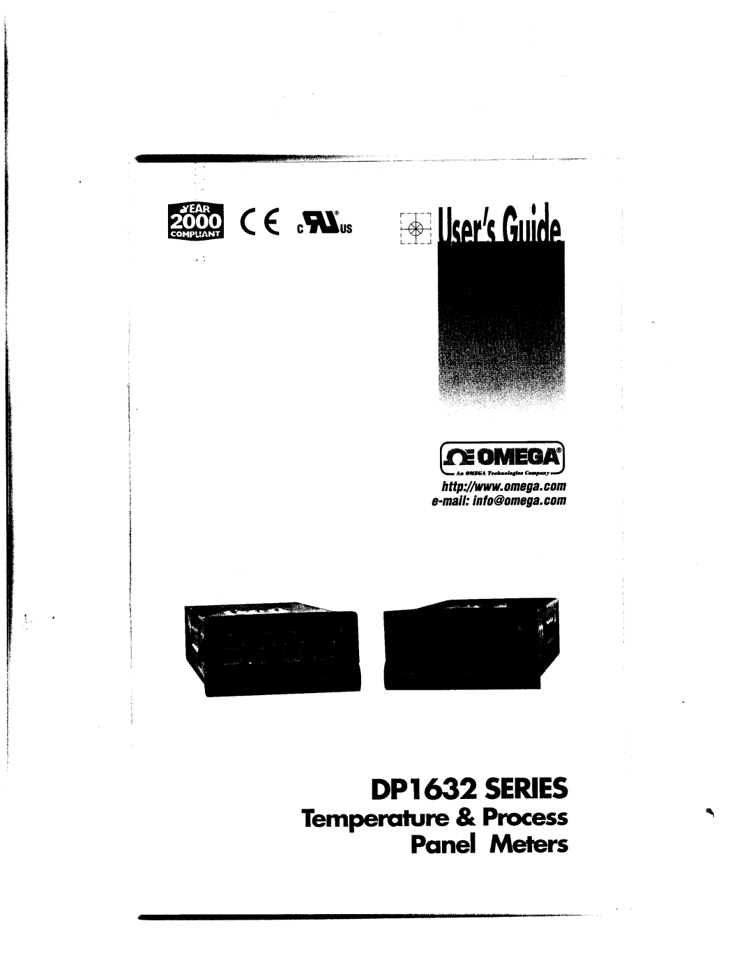 Omega Engineering DP1632 manual 