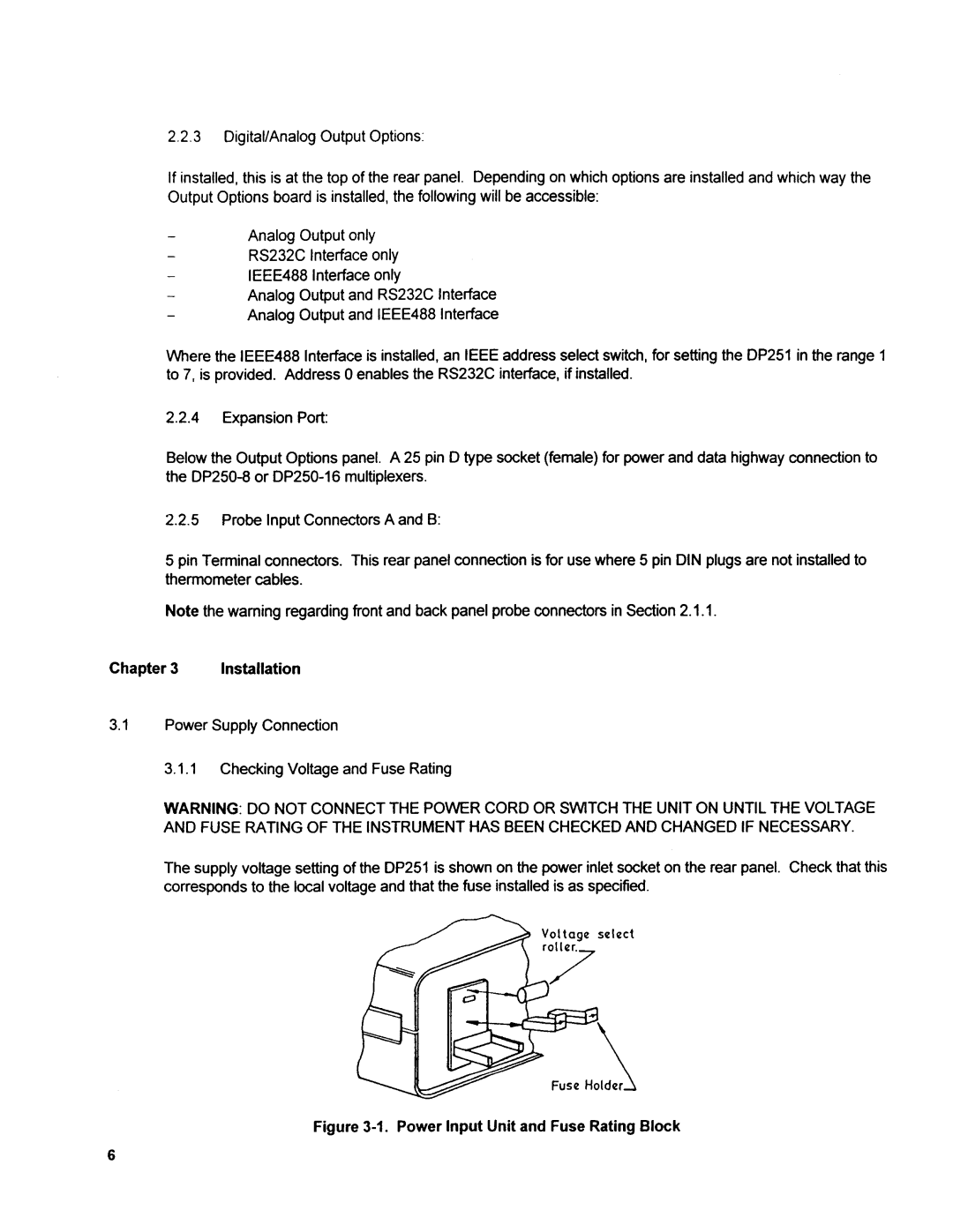Omega Engineering DP251 manual 