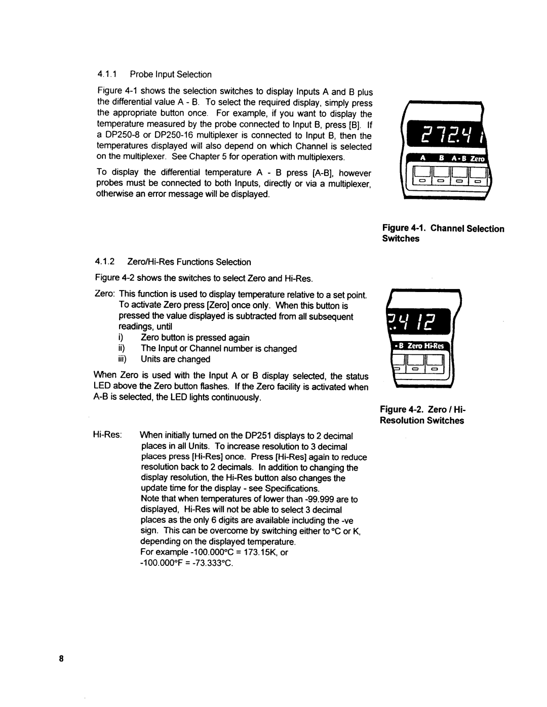 Omega Engineering DP251 manual 