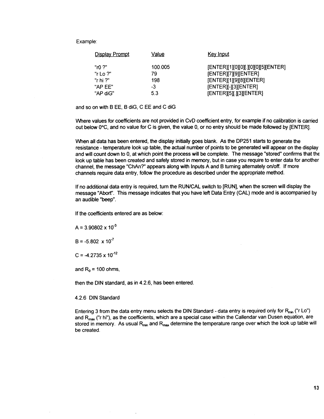 Omega Engineering DP251 manual 