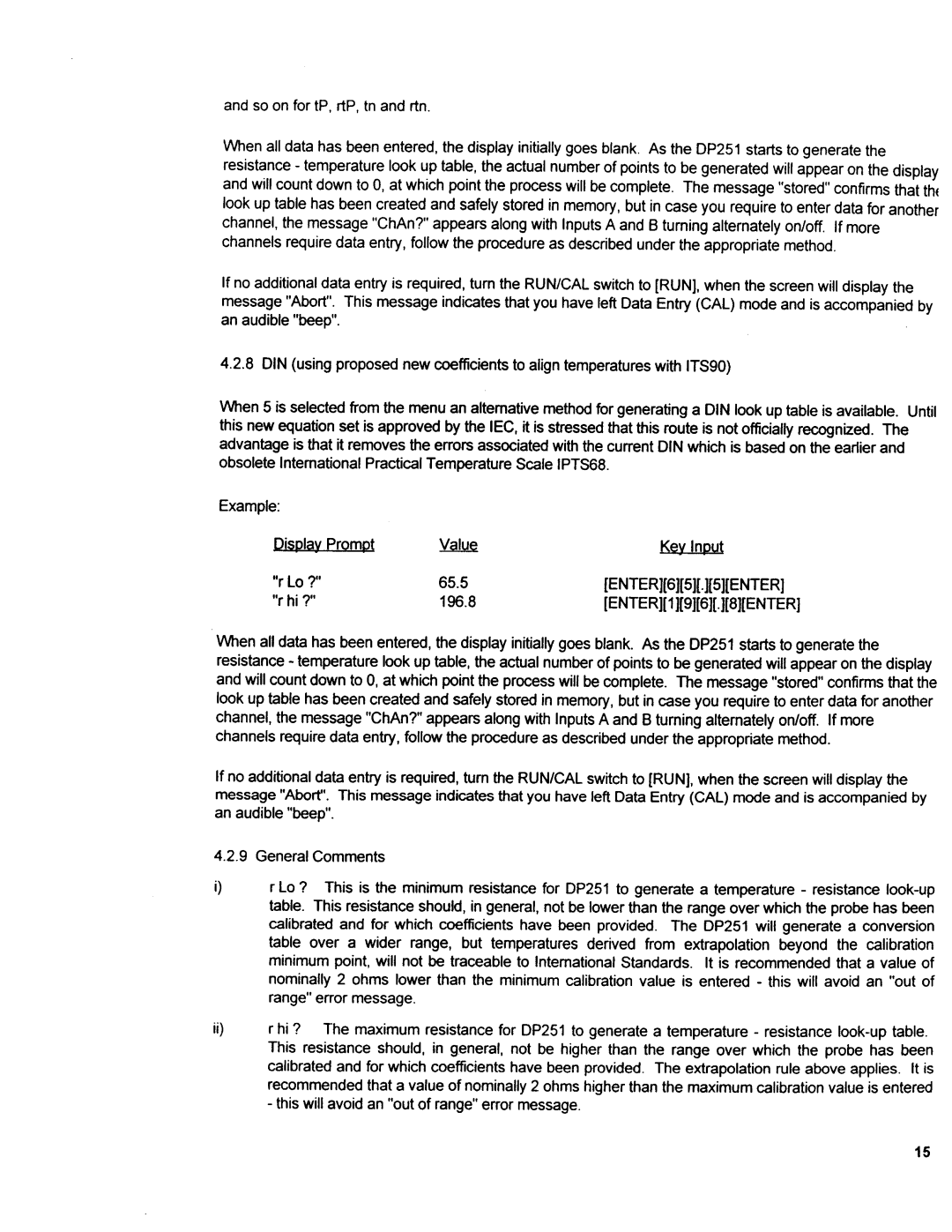 Omega Engineering DP251 manual 